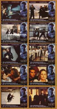 c014 SAINT 10 movie lobby cards '97 Val Kilmer, Elisabeth Shue
