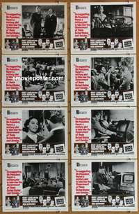 c753 SEVEN DAYS IN MAY 8 movie lobby cards '64 Burt Lancaster, Douglas