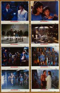 c783 SOLARBABIES 8 movie lobby cards '86 Richard Jordan, Jason Patric