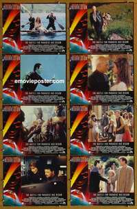 c804 STAR TREK: INSURRECTION 8 English movie lobby cards '98 Stewart