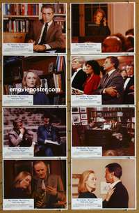 c812 STILL OF THE NIGHT 8 movie lobby cards '82 Roy Scheider, Streep