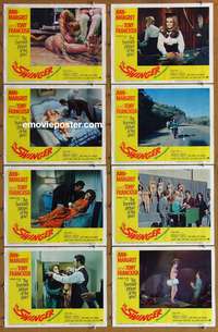 c826 SWINGER 8 movie lobby cards '66 Ann-Margret, Tony Franciosa