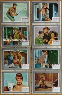 c831 TAMMY & THE MILLIONAIRE 8 movie lobby cards '67 Debbie Watson