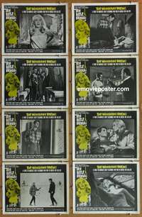 c841 TEN LITTLE INDIANS 8 movie lobby cards '66 Agatha Christie