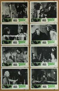 c860 TOWER OF LONDON 8 movie lobby cards '62 Vincent Price, Corman