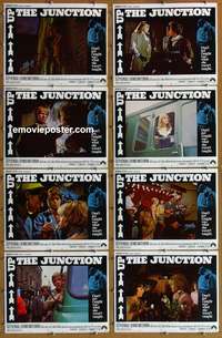 c873 UP THE JUNCTION 8 movie lobby cards '68 Suzy Kendall is pregnant!