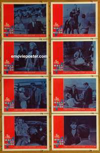 c888 WALL OF NOISE 8 movie lobby cards '63 Pleshette, horse racing!