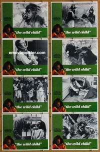 c905 WILD CHILD 8 movie lobby cards '70 Francois Truffaut classic!