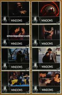 c907 WINDOWS 8 movie lobby cards '80 Talia Shire, psycho stalker!