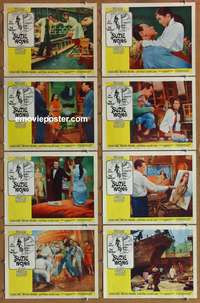c916 WORLD OF SUZIE WONG 8 movie lobby cards '60 William Holden, Kwan