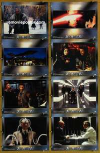 c923 X-MEN 8 movie lobby cards '00 Patrick Stewart, Hugh Jackman, Berry