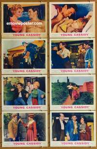 c930 YOUNG CASSIDY 8 movie lobby cards '65 John Ford, Rod Taylor