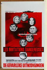 d016 LAST OF SHEILA Belgian movie poster '73 Dyan Cannon, Benjamin