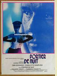d060 NIGHT PORTER French 23x30 movie poster '74 Dirk Bogarde, Rampling
