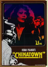 d466 CHINATOWN German movie poster '74 Faye Dunaway, Roman Polanski