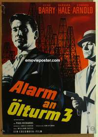 d491 HOUSTON STORY German movie poster '55 Gene Barry, William Castle
