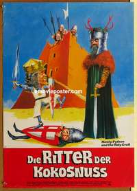 d514 MONTY PYTHON & THE HOLY GRAIL German movie poster '75 Cleese