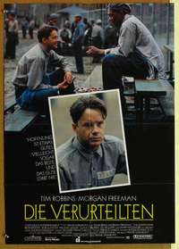d533 SHAWSHANK REDEMPTION German movie poster '94 Tim Robbins