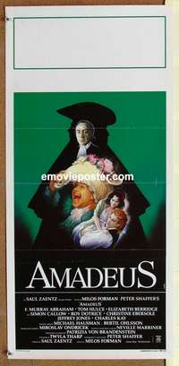 d217 AMADEUS Italian locandina movie poster '84 Foreman, Mozart bio!