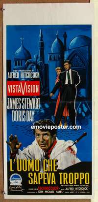 d243 MAN WHO KNEW TOO MUCH Italian locandina movie poster '56