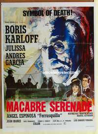 d103 HOUSE OF EVIL Mexican movie poster '68 Boris Karloff