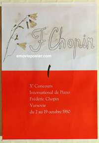 d282 CHOPIN CONCERT Polish movie poster '80 Frederic Chopin