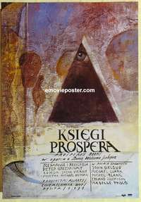 d310 PROSPERO'S BOOKS DS Polish movie poster '91 John Gielgud