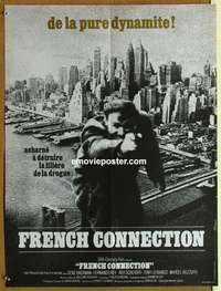 d051 FRENCH CONNECTION French 23x30 movie poster '71 Gene Hackman