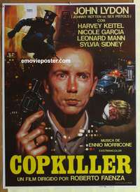 d092 COP KILLER Spanish movie poster '83 Sex Pistols' Johnny Rotten!