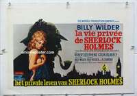 f152 PRIVATE LIFE OF SHERLOCK HOLMES linen Belgian movie poster '71