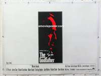 f211 GODFATHER linen British quad movie poster '72 Coppola, Brando