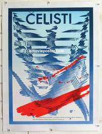 f117 JAWS linen Czech movie poster R87 wild Ziegler artwork image!