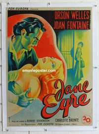 f192 JANE EYRE linen French 23x32 movie poster '44 cool Belinsky art!
