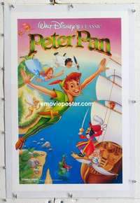 f099 PETER PAN linen special movie poster R89 Disney classic