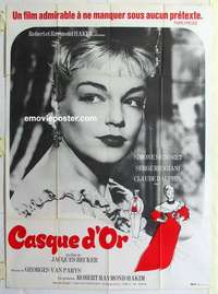 g075 GOLDEN MARIE French one-panel movie poster R70s Simone Signoret