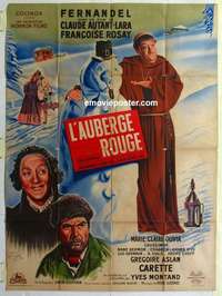 g148 RED INN French one-panel movie poster '51 Fernandel, Autant-Lara