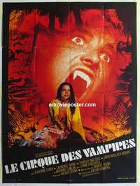 g182 VAMPIRE CIRCUS French one-panel movie poster '72 English Hammer horror!