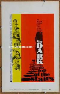 g396 DARK AT THE TOP OF THE STAIRS window card movie poster '60 Preston