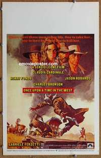 g561 ONCE UPON A TIME IN THE WEST window card movie poster '68 Sergio Leone