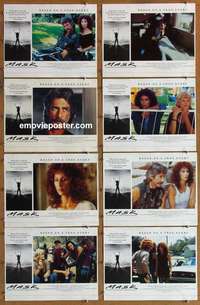 j303 MASK 8 English movie lobby cards '85 Cher, Stoltz, Bogdanovich