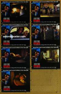j163 PSYCHO 3 7 English movie lobby cards '86 Anthony Perkins, horror!
