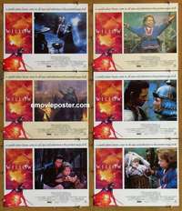 j020 WILLOW 6 English movie lobby cards '88 Val Kilmer, George Lucas