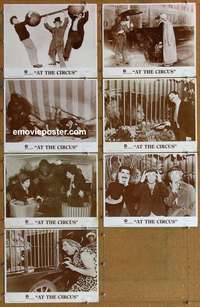 j037 AT THE CIRCUS 7 movie lobby cards R75 Groucho, Marx Brothers!