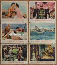 h872 ATLANTIS THE LOST CONTINENT 6 movie lobby cards '61 George Pal