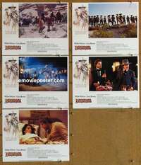 h751 BARBAROSA 5 movie lobby cards '82 Willie Nelson, Gary Busey