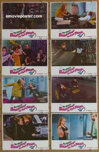 j235 BAREFOOT IN THE PARK 8 movie lobby cards '67 Redford, Jane Fonda