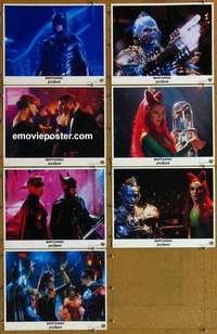 j039 BATMAN & ROBIN 7 Spanish/US movie lobby cards '97 George Clooney