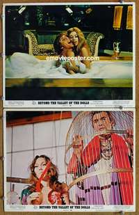 h040 BEYOND THE VALLEY OF THE DOLLS 2 movie lobby cards '70 Russ Meyer