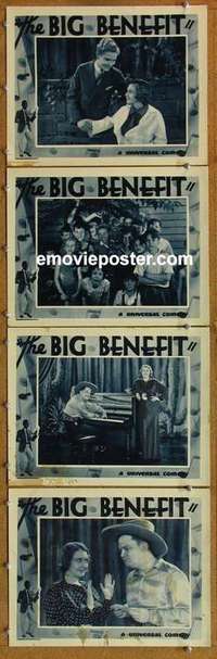 h588 BIG BENEFIT 4 movie lobby cards '33 Bill Bojangles Robinson