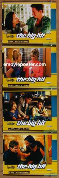 h589 BIG HIT 4 movie lobby cards '98 Mark Wahlberg, Lou Diamond Phillips